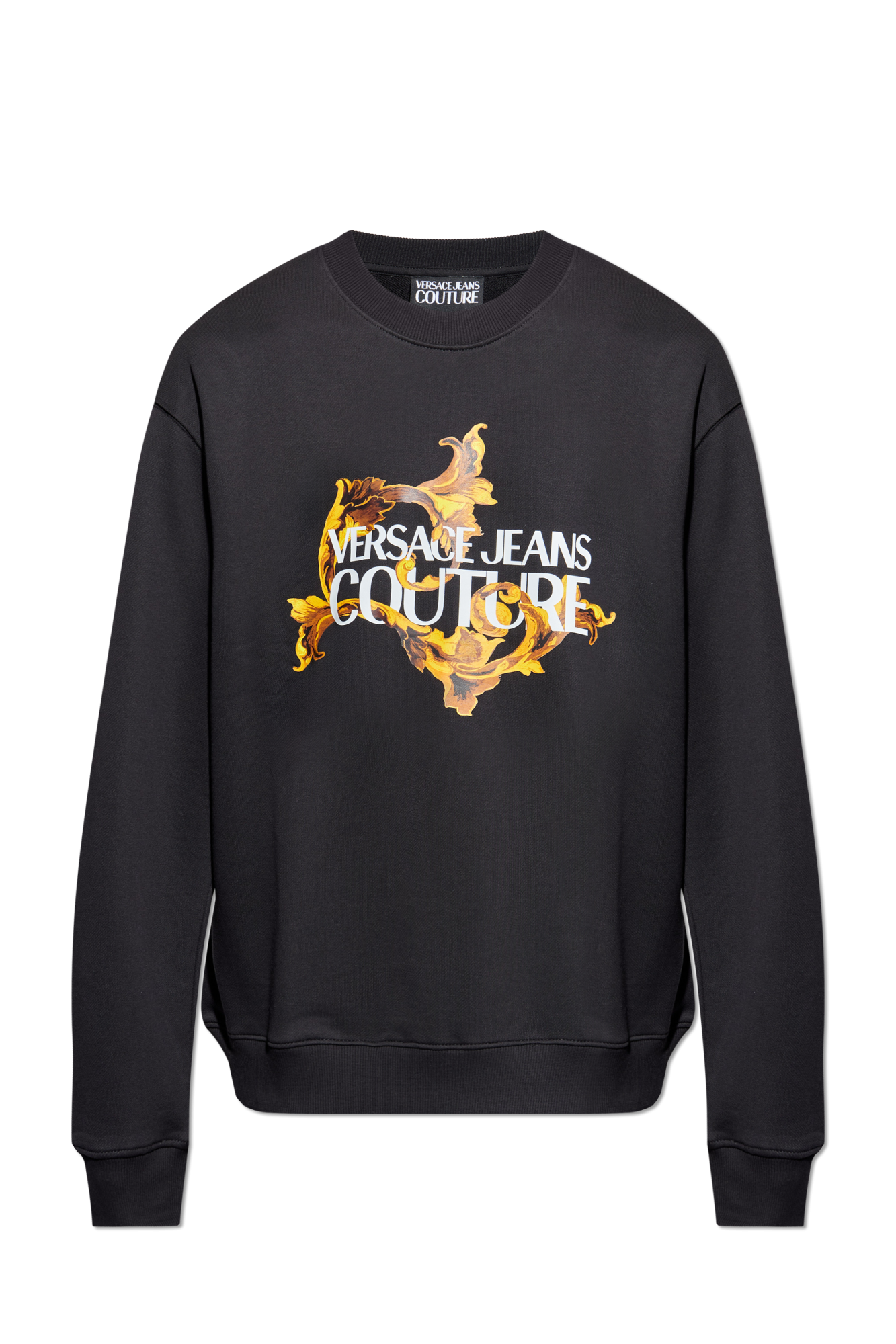 Black Sweatshirt with print Versace Jeans Couture - Vitkac AS